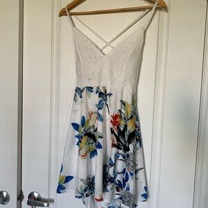 Shein White Summer Dress Size L